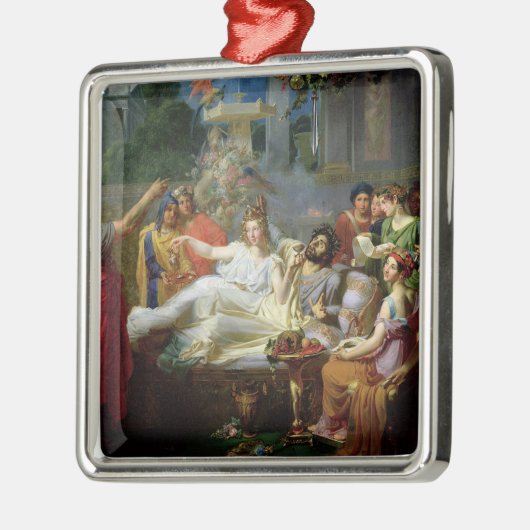 Die Klinge von Damocles Silbernes Ornament (Links)