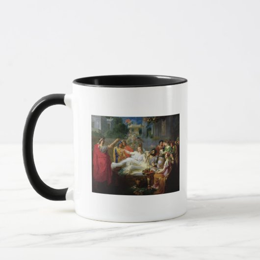 Die Klinge von Damocles Tasse (Links)