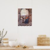 Die Klingellute von Edmund Dulac Poster (Küche)