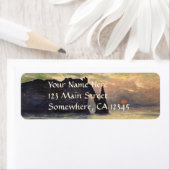 Die Klippe Etretat, Sonnenuntergang von Claude Mon (Insitu)