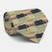 Die Klippe Etretat, Sonnenuntergang von Claude Mon Krawatte (Gerollt)