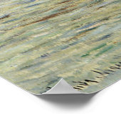 Die Klippe Etretat, Sonnenuntergang von Claude Mon Poster (Ecke)