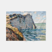 Die Klippe vom Aval, Monet Fleecedecke (Vorderseite (Horizontal))