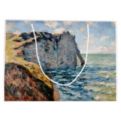 Die Klippe vom Aval, Monet Große Geschenktüte (Rückseite)