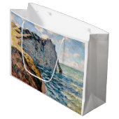 Die Klippe vom Aval, Monet Große Geschenktüte (Vorderseite Schrägansicht)
