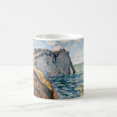 Die Klippe vom Aval, Monet Kaffeetasse (Mittel)