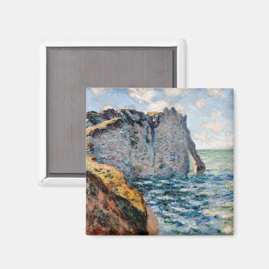 Die Klippe vom Aval, Monet Magnet (Vorderseite/Rückseite)