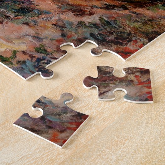 Die Klippe vom Aval, Monet Puzzle (Seite)