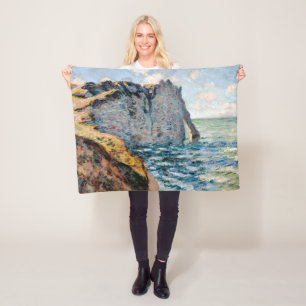 Die Klippe von Aval, Monet Fleecedecke