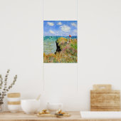 Die Klippe zu Fuß bei Pourville Claude Monet Poster (Küche)