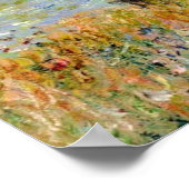 Die Klippe zu Fuß bei Pourville Claude Monet Poster (Ecke)