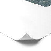 Die Klippen an Manomet Point, Plymouth, MA Poster (Ecke)