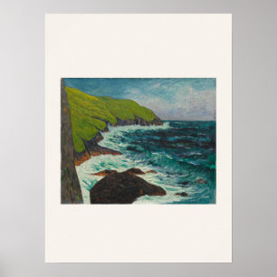 Die Klippen bei Beg-ar-Fry von Maufra - Küstenkuns Poster
