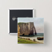 Die Klippen bei Etretat, 1869 Button (Vorne & Hinten)