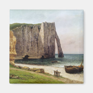 Die Klippen bei Etretat, 1869 Magnet