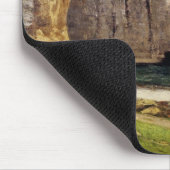 Die Klippen bei Etretat, 1869 Mousepad (Ecke)