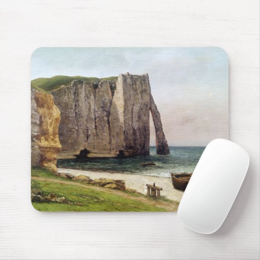 Die Klippen bei Etretat, 1869 Mousepad (Mit Mouse)