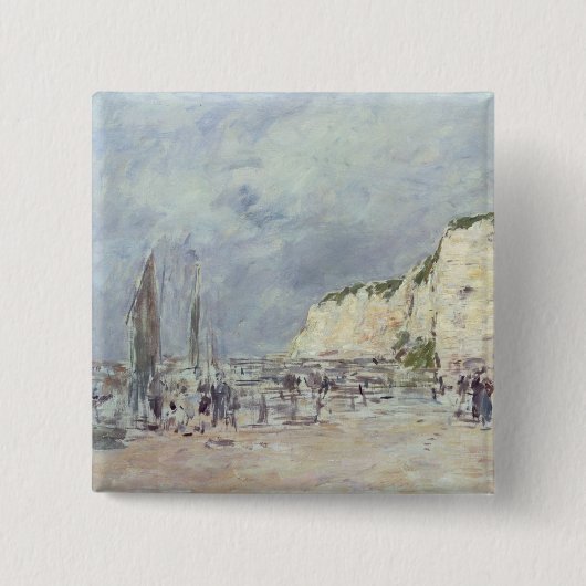 Die Klippen in Dieppe und im 'kleinen Paris Button (Vorderseite)