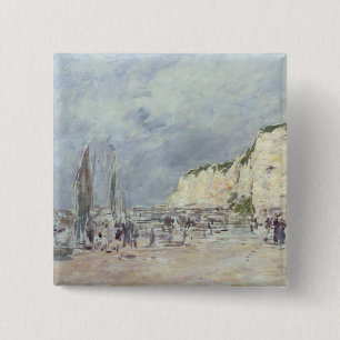 Die Klippen in Dieppe und im 'kleinen Paris Button