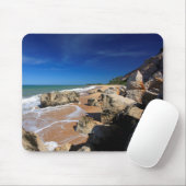 Die Klippen in Strand Rios DA Barra Mousepad (Mit Mouse)