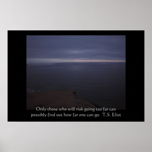 Die Klippen Poster (Vorne)