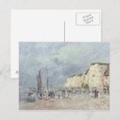 Die Klippen von Dieppe und das "Petit Paris" Postkarte (Vorne/Hinten)