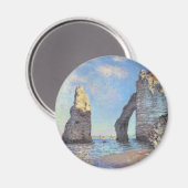 Die Klippen von Etretat - Claude Monet Magnet (Vorderseite/Rückseite)