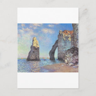 Die Klippen von Etretat - Claude Monet Postkarte