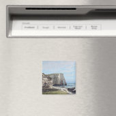 Die Klippen von Etretat nach dem Sturm von 1870 Magnet (In Situ (Geschirrspüler))