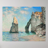 Die Klippen von Etretat von Monet Poster (Vorne)