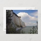 Die Klippen von Mon, Seeland, Dänemark Postkarte (Vorne/Hinten)