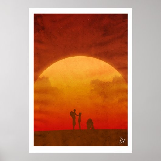 Die Klonkriege Minimalist Poster (Vorne)
