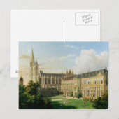 Die Klosterkirche Saint-Denis Postkarte (Vorne/Hinten)