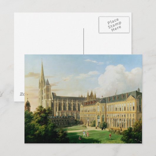 Die Klosterkirche Saint-Denis Postkarte (Vorne/Hinten)