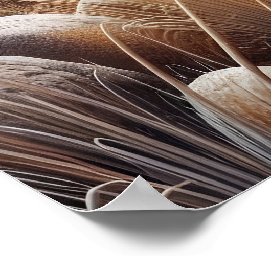 Die kluckende Gemeinde auf der Wiese Poster (Ecke)