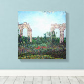 Die Kluft Leinwanddruck (Insitu (Holzboden))