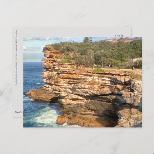 Die Kluft Postkarte (Vorne/Hinten)