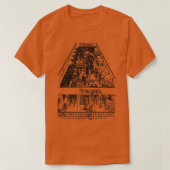Die Kluft zwischen den 70ern T-Shirt (Design vorne)