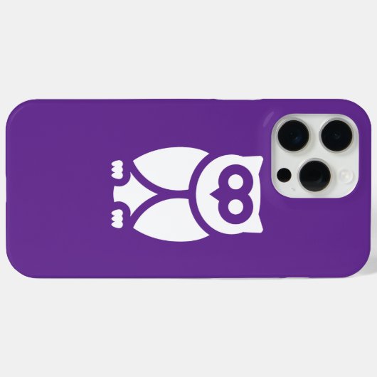 Die kluge Eule Case-Mate iPhone Hülle (Rückseite (Horizontal))