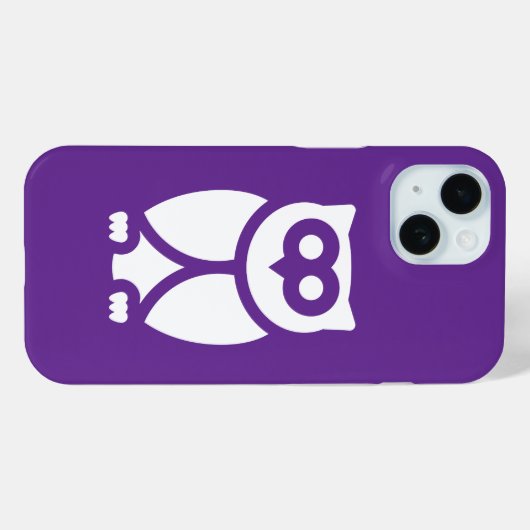 Die kluge Eule Case-Mate iPhone Hülle (Rückseite (Horizontal))