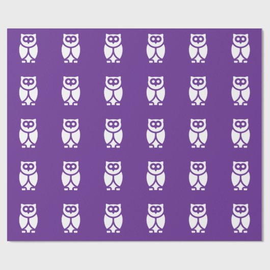 Die kluge Eule Geschenkpapier (Flach)