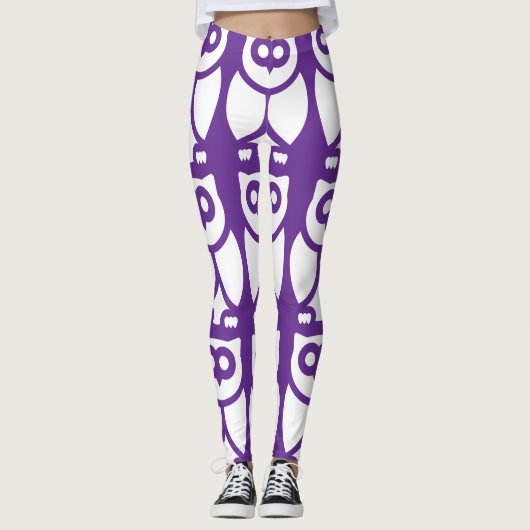 Die kluge Eule Leggings (Vorderseite)