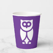 Die kluge Eule Pappbecher (Rückseite)