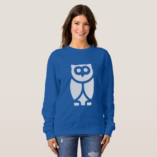 Die kluge Eule Sweatshirt (Vorne ganz)