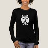 Die kluge Eule Tri-Blend Shirt (Vorderseite)