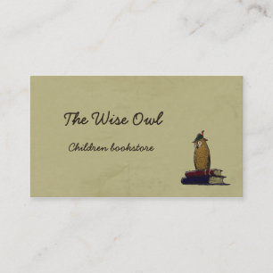 Die kluge Eule Visitenkarte