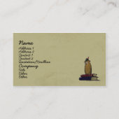 Die kluge Eule Visitenkarte (Rückseite)