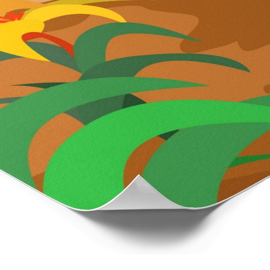 Die klugen Affen - Panorama Poster (Ecke)