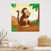 Die klugen Affen sprechen 1/3 Poster (Küche)