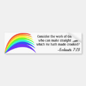 Die Klugheit des Gottes Autoaufkleber (Vorne)